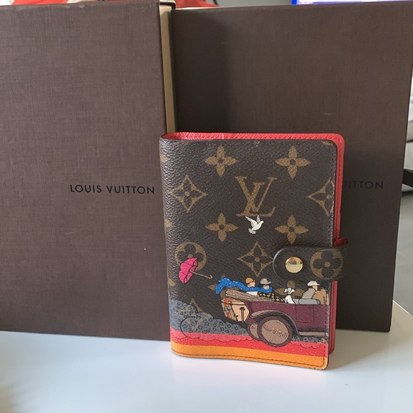 💖HTF Louis Vuitton Illustre Monogram Agenda PM Travel  (RARE design🍀) - Picture 8 of 16